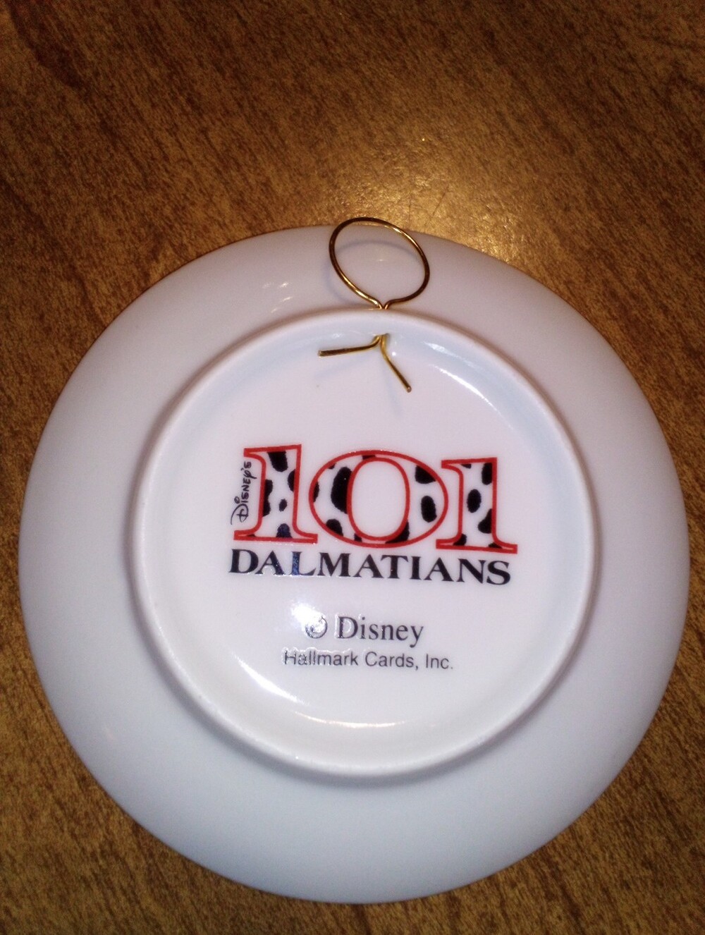 1996 Hallmark Keepsake Orn. Disney Holiday Wishes 101 Dalmatians Collector Plate - Picture 4 of 6